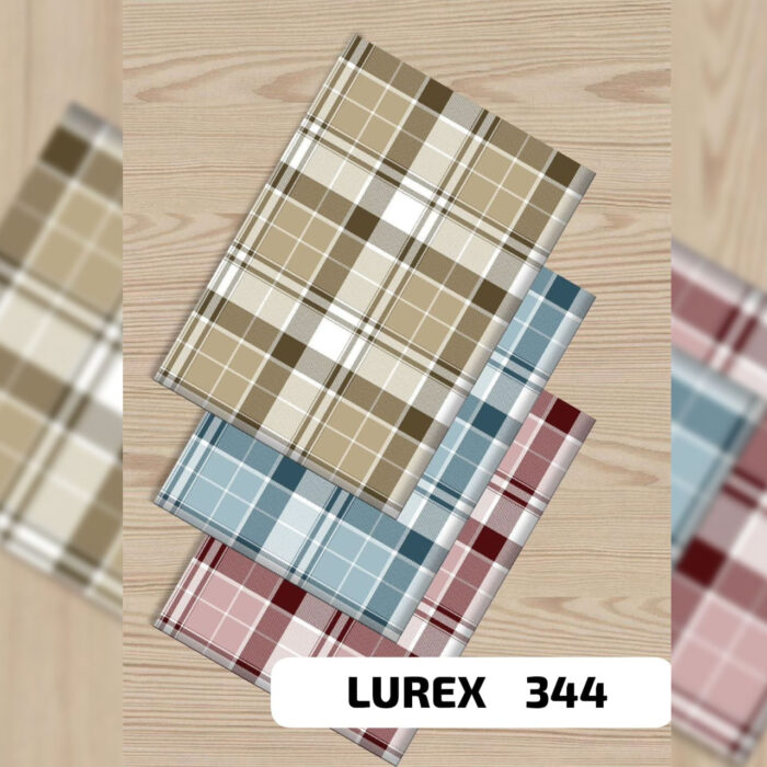 Shirting Fabrics Checks Patterns In Three Colors Combo