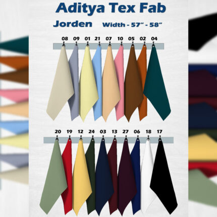 Shirting Fabrics Hanging Style Color Chart